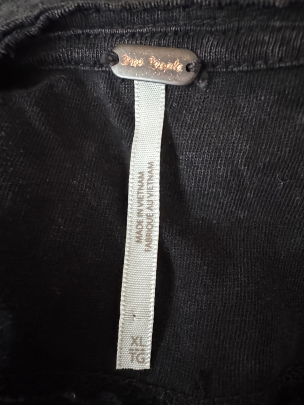 FREE PEOPLE Sequin Sleeve CELINE Tee XL - Picture 10 of 12